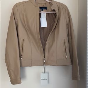 Cole Haan leather jacket- no tag